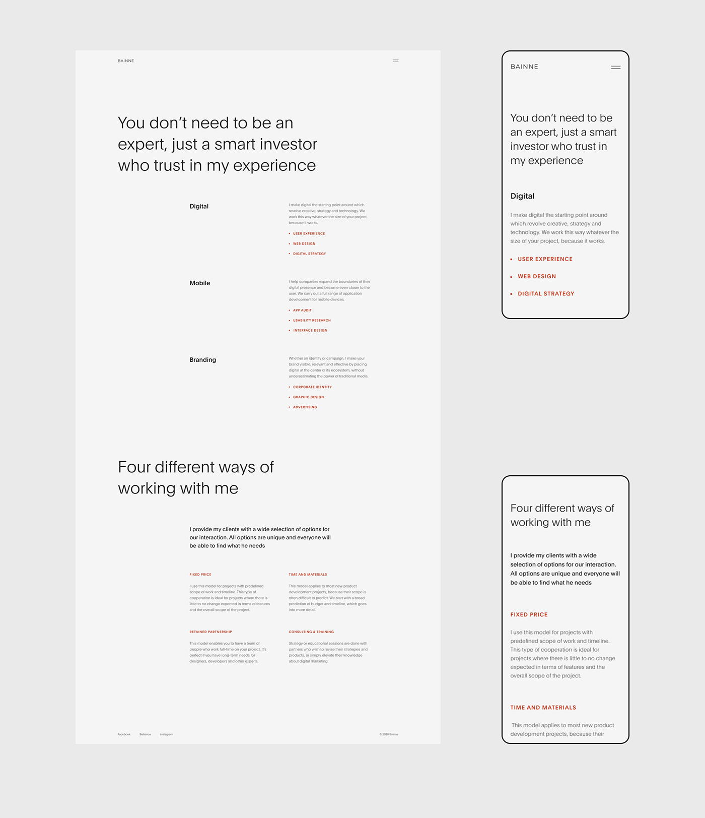 animation  grid interaction minimal portfolio typography   UI ux Web Webdesign