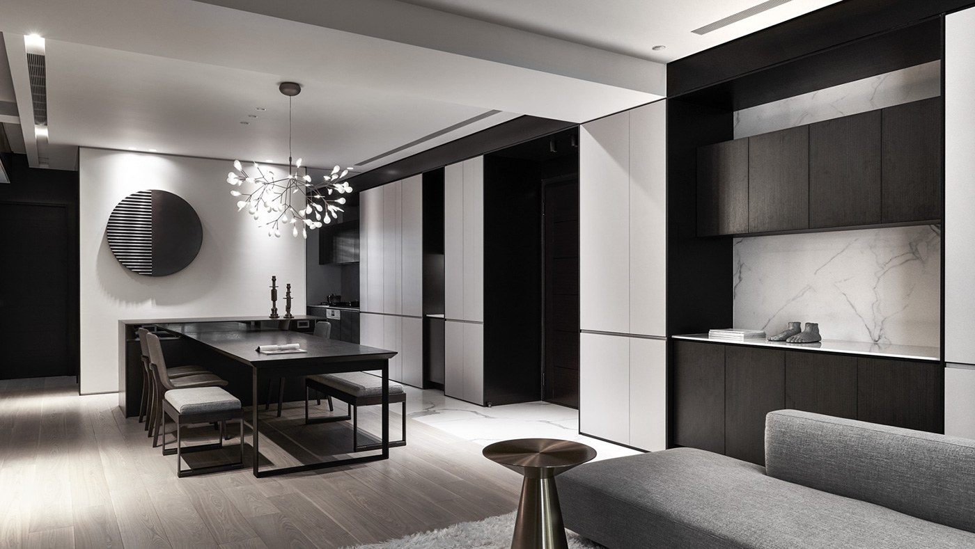 black White taiwan elegant deco structure modern contemporary