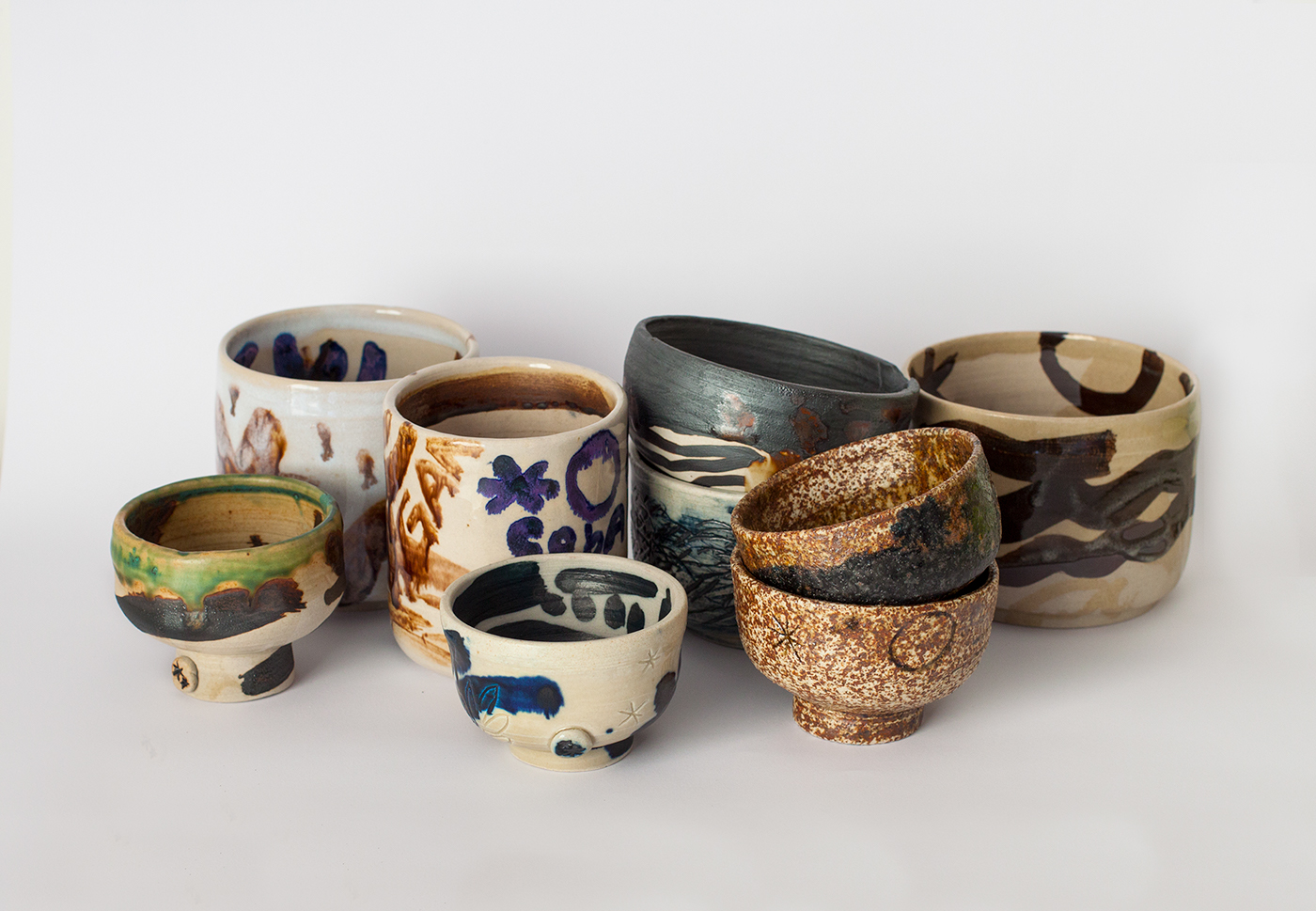 ceramics  Pottery wheelthrown art keramik glaze teacup tea Mug  product