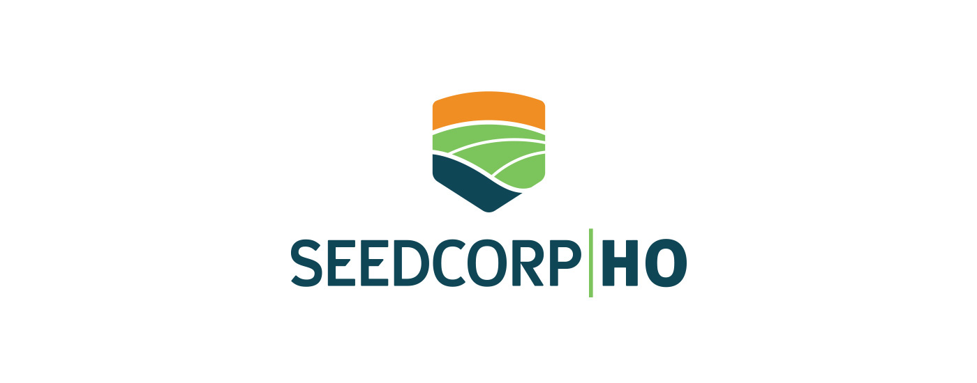 orange green blue Agribusiness seeds logo corporate Multinational brand redesign