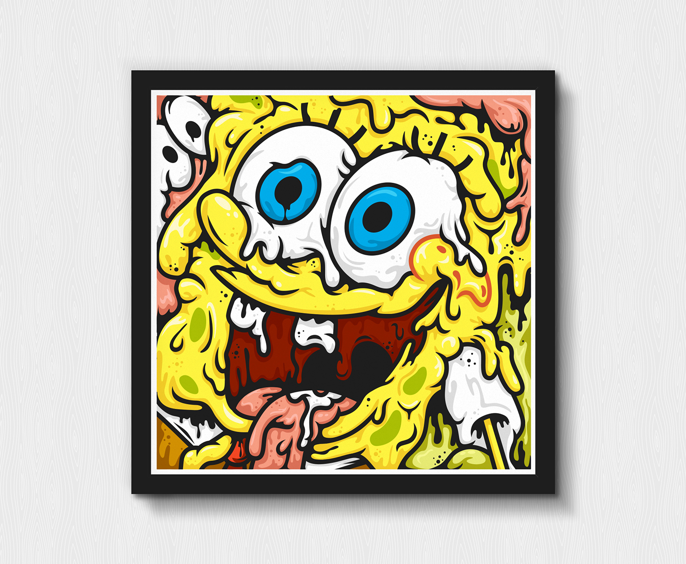 spongebob Patrick Nathan Walker ATPCdesign nickelodeon cartoon Drippy melted