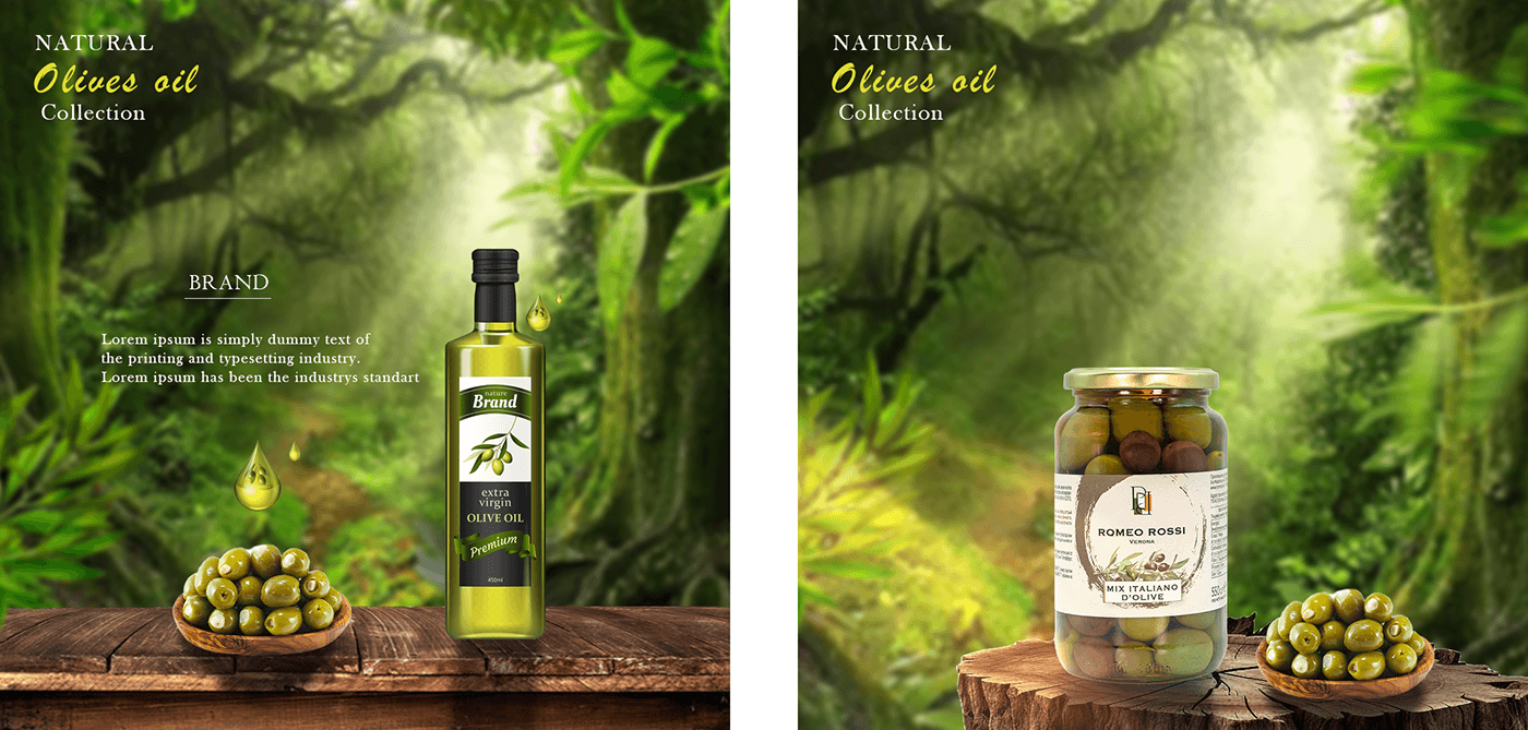 Olive Oil Food  Graphic Designer