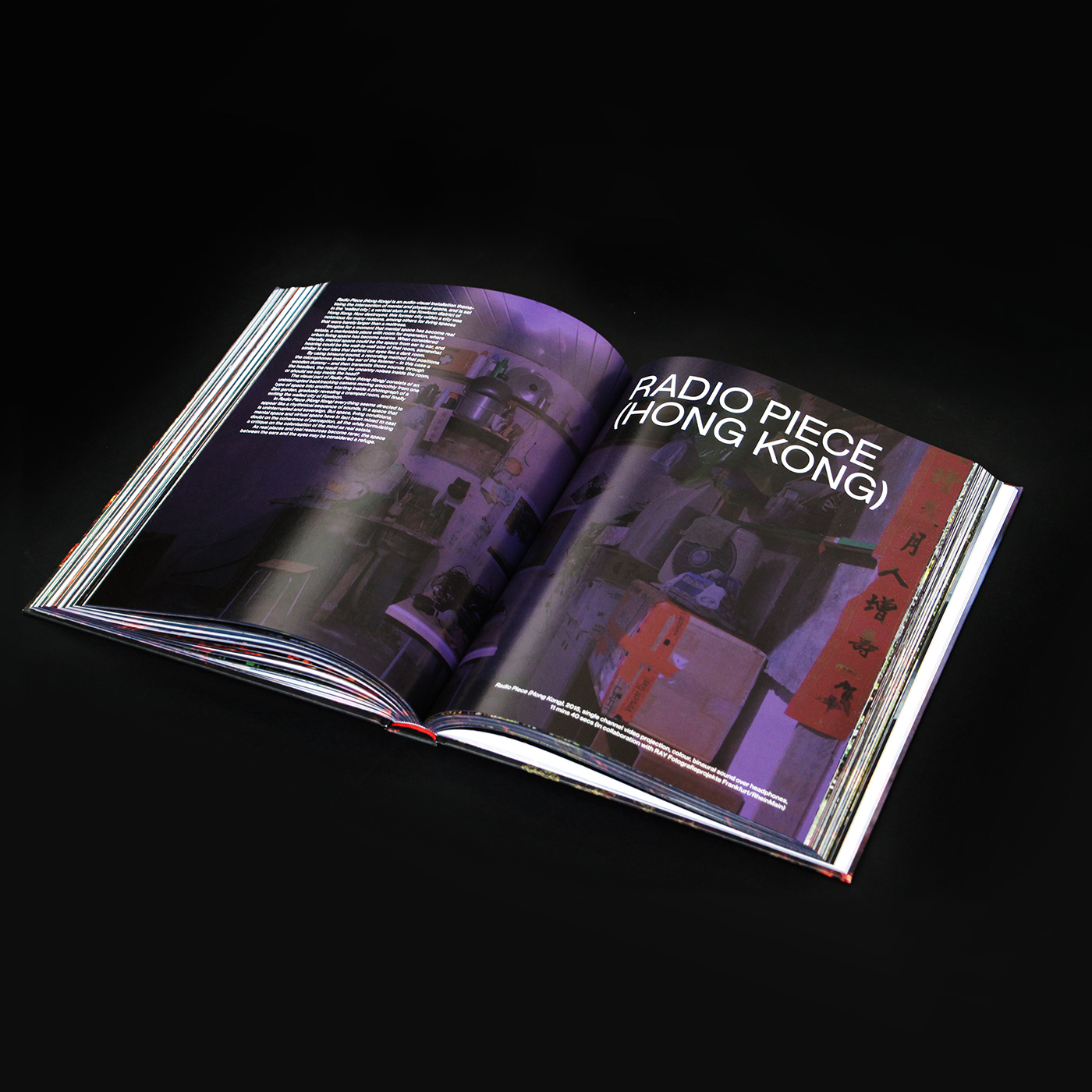 art book book design book edges editorial design  fire video art