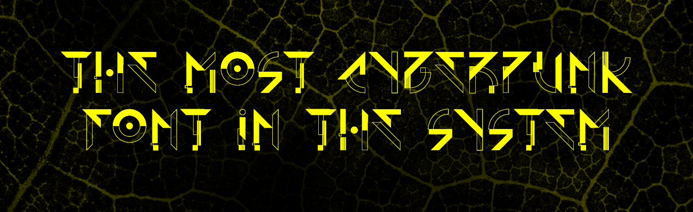 Cyberpunk Scifi type futuristic future graphics letters typography   sci-fi vaporwave