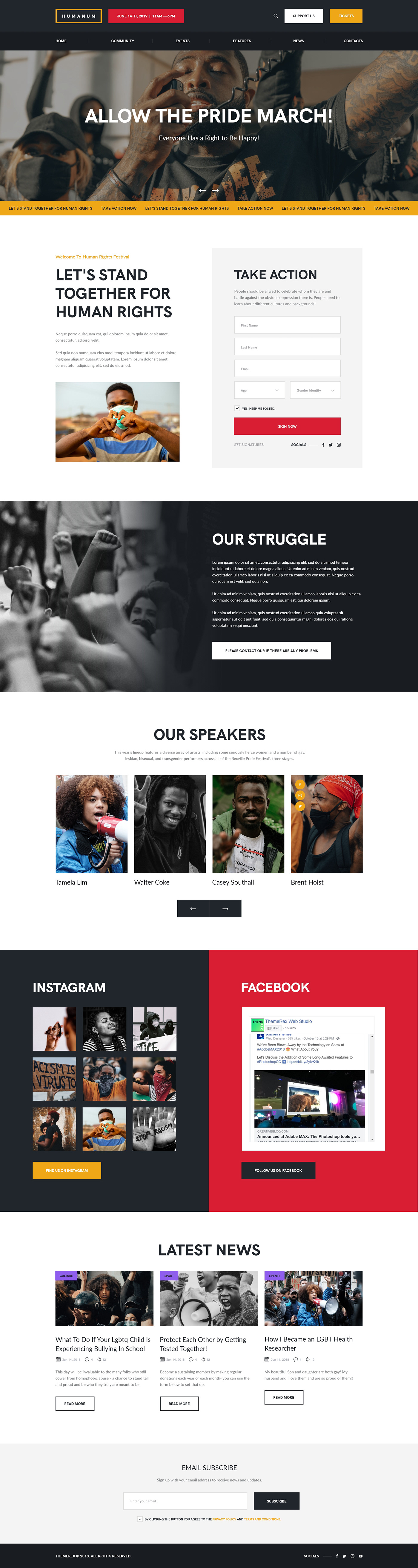 activism Anti-Discrimination BLM donation elementor equality Human rights Woocommerce wordpress theme