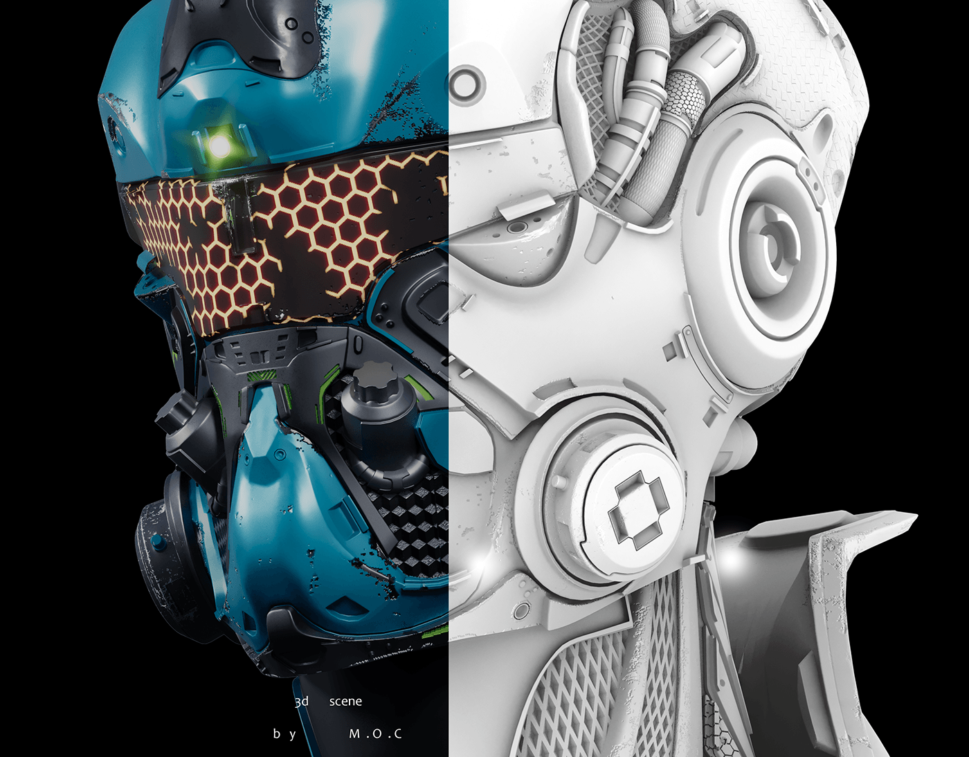 3dsmax corona render  zbursh HardSurface Scifi 3dmodeling rendering scuplting texture subtance painter