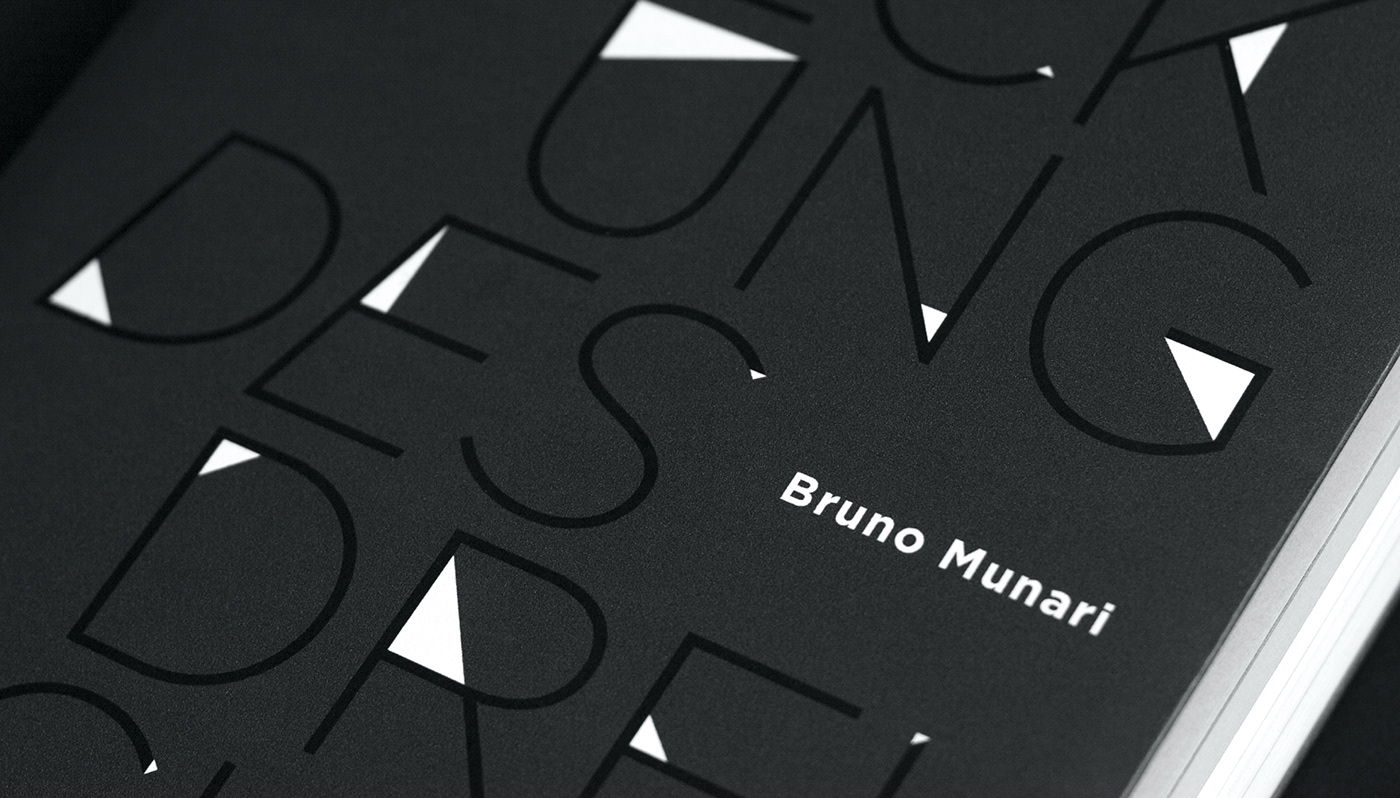 typography   book cover triangle black and white Minimalism