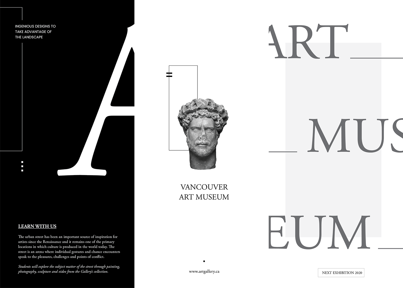 art diseño editorial Gabriele museum vancouver