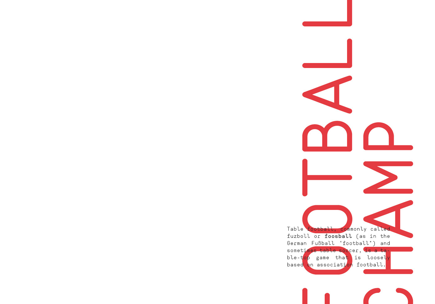 editorial football Catalogue brochure brand magazine