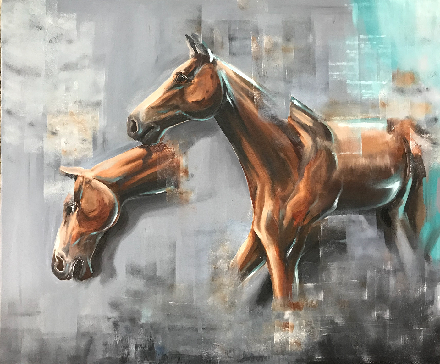 Abstract Art artgallery canvas Horse Oil Painting horse painting modern art oil on canvas Oil Painting oilartists realistic art
