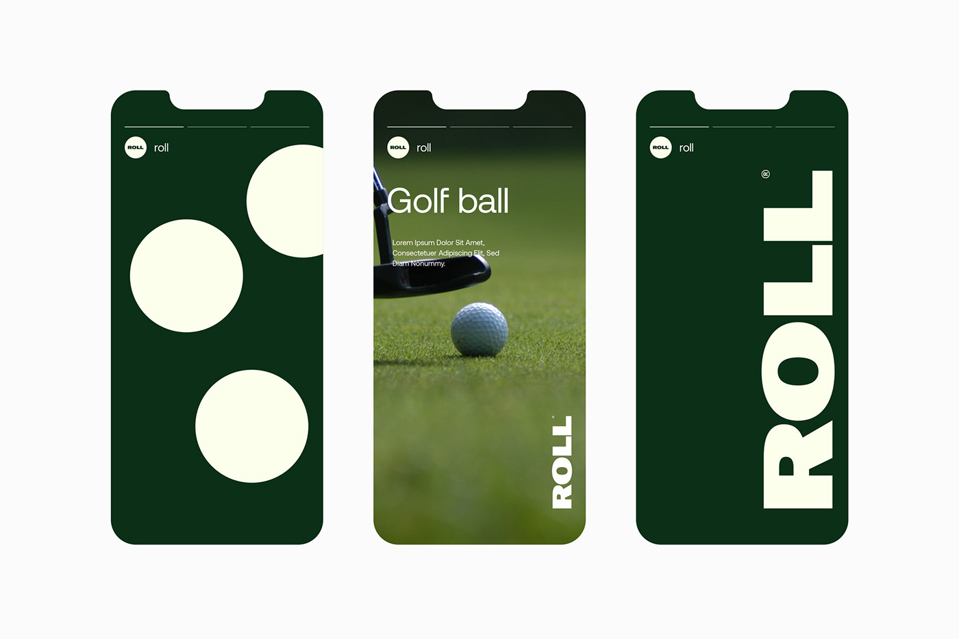 golf Logo Design Packaging brand identity