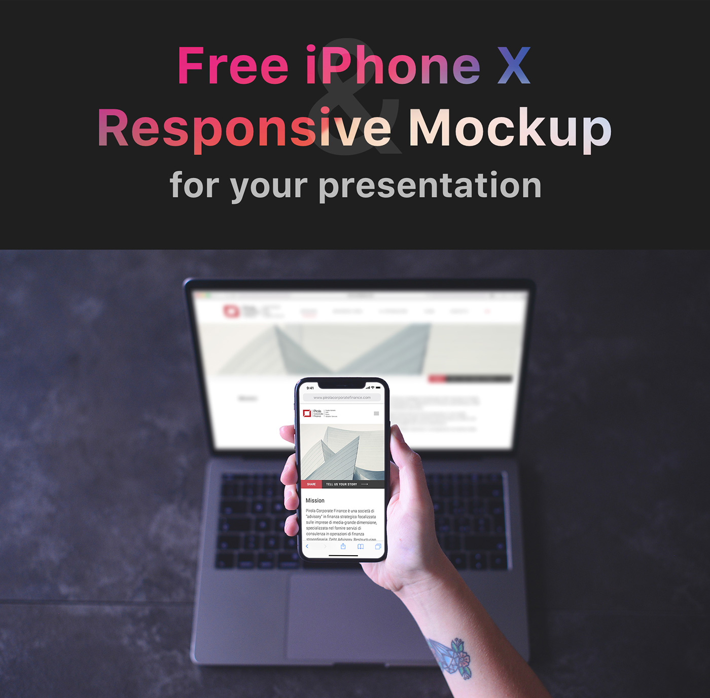 Mockup free download smartobject   iphone iphonex psd freebie iPhone x Responsive