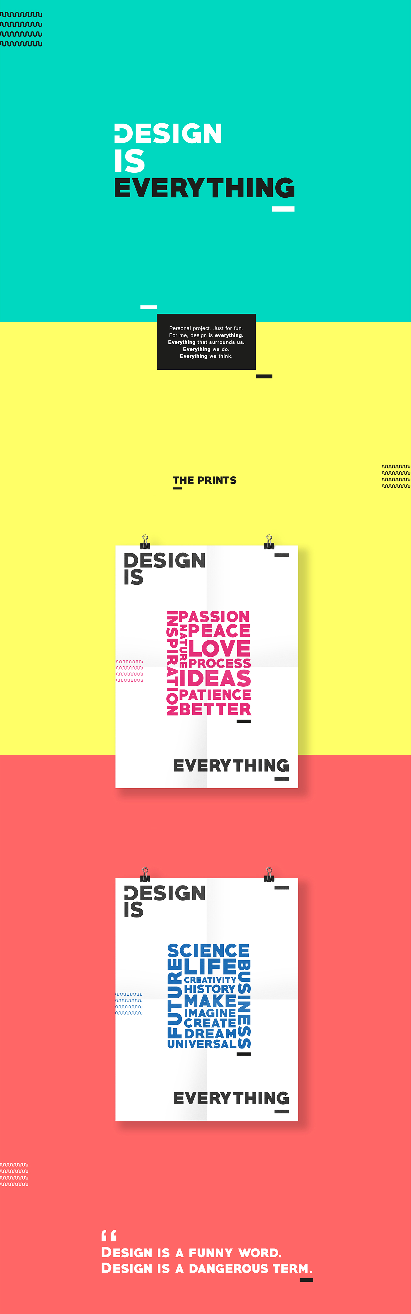 #typography #playing #frelance #colors #minimalist lima peru Freelance prints poster design