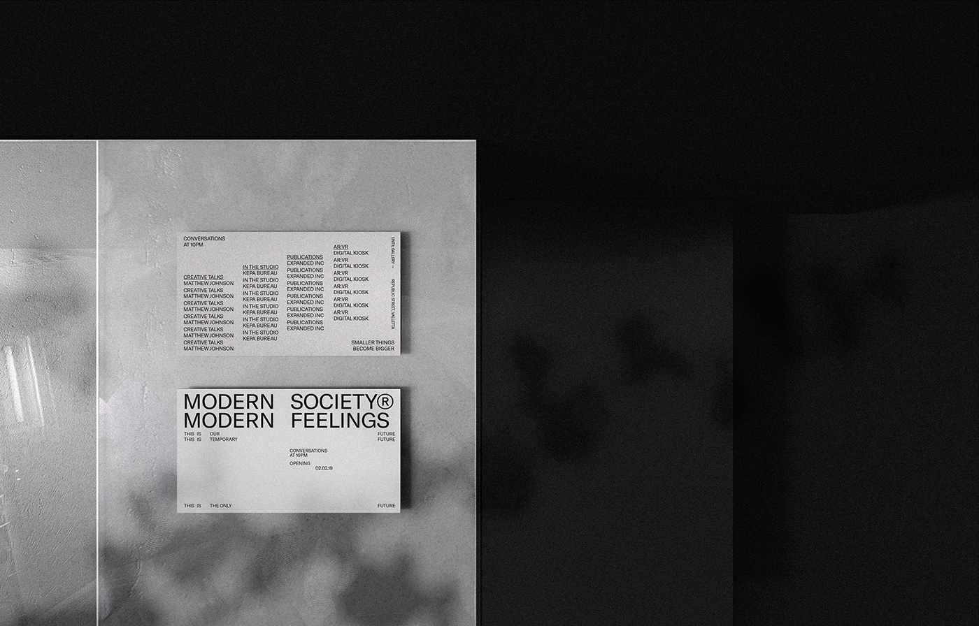 art contemporary gallery museum modern typographic Publications visual identity malta typography  