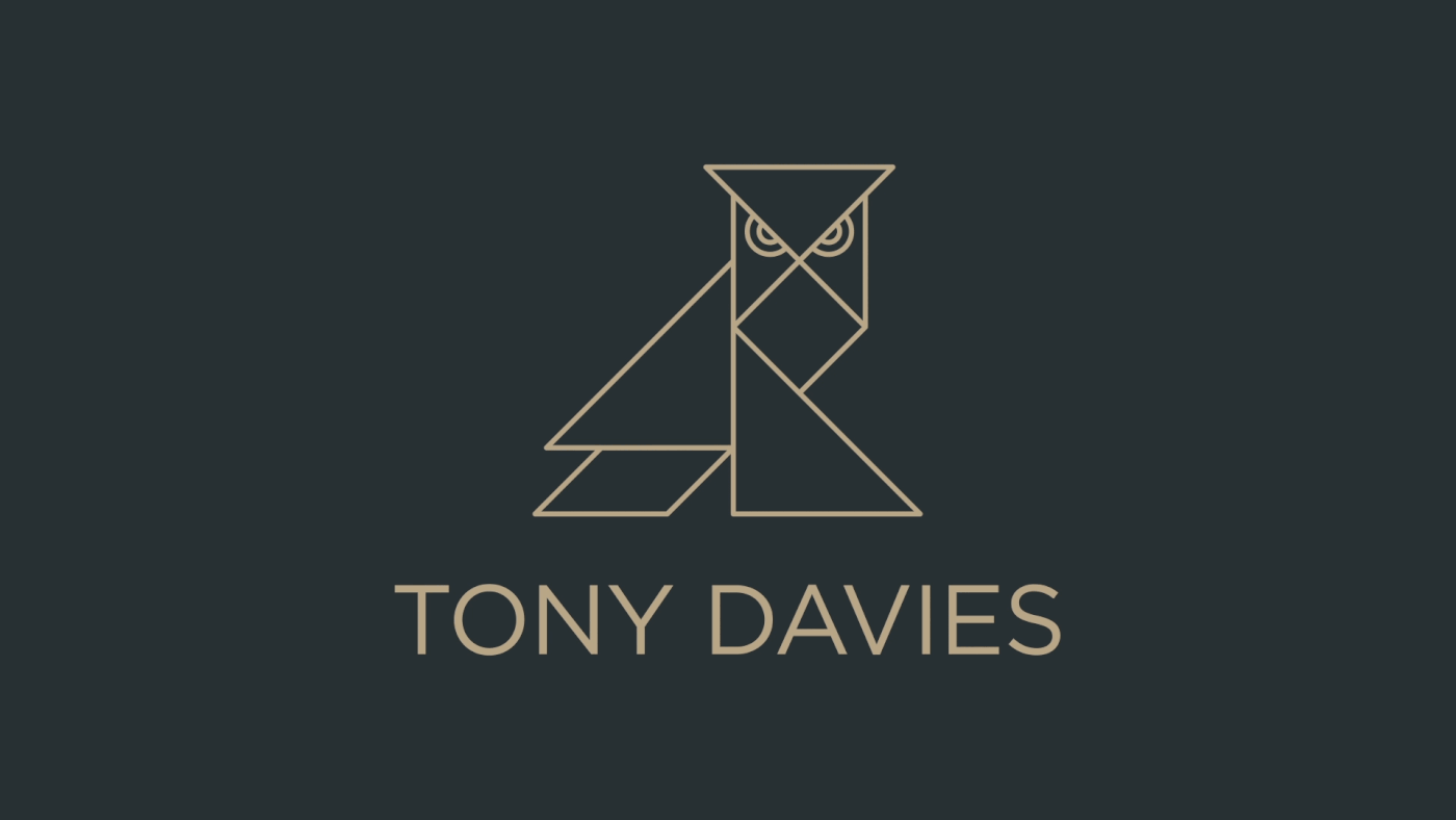Tony Davies branding  logo