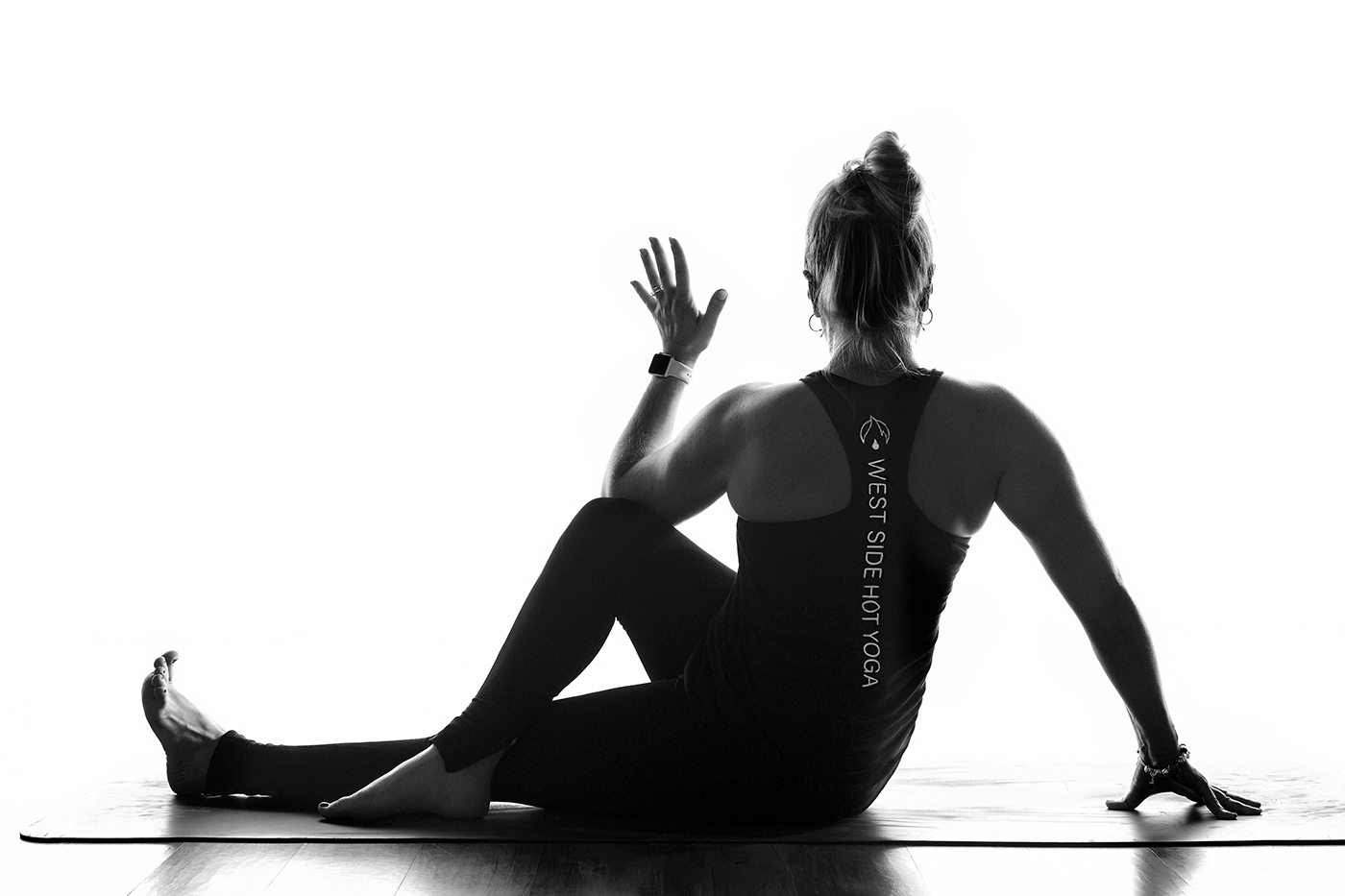 Yoga Photography  Silhouette yoga brand athletics photography sports photography