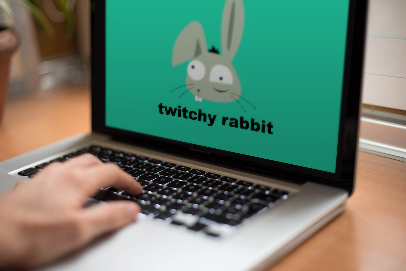 logo Icon application graphic design  rabbit twitchy logofolio mobile creative email marketing