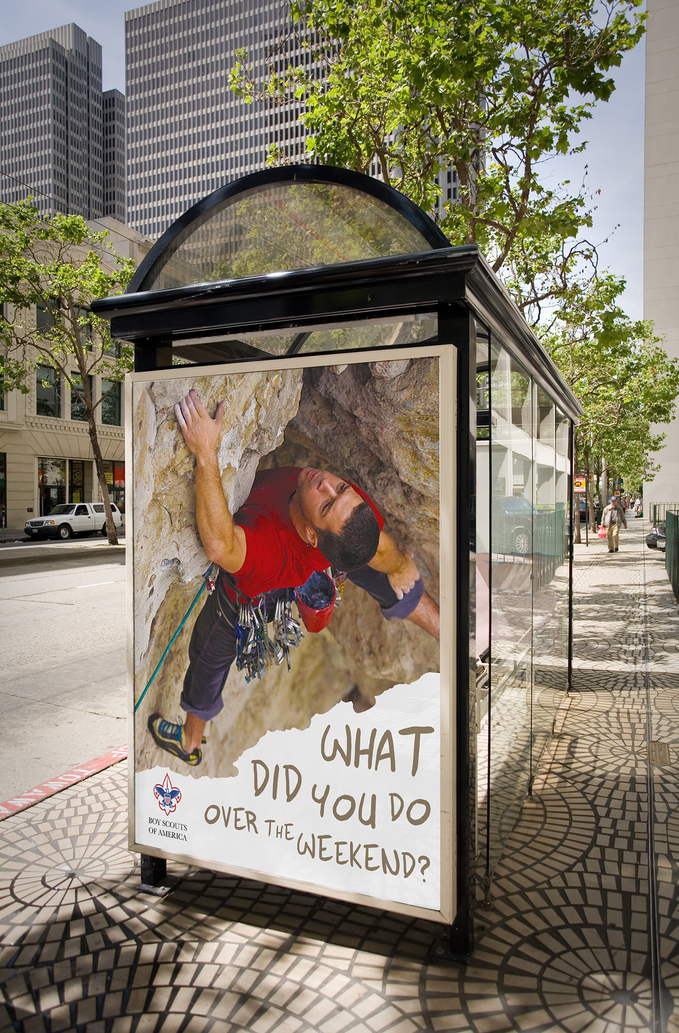 BOY SCOUTS advertisement campaign Outdoor activities