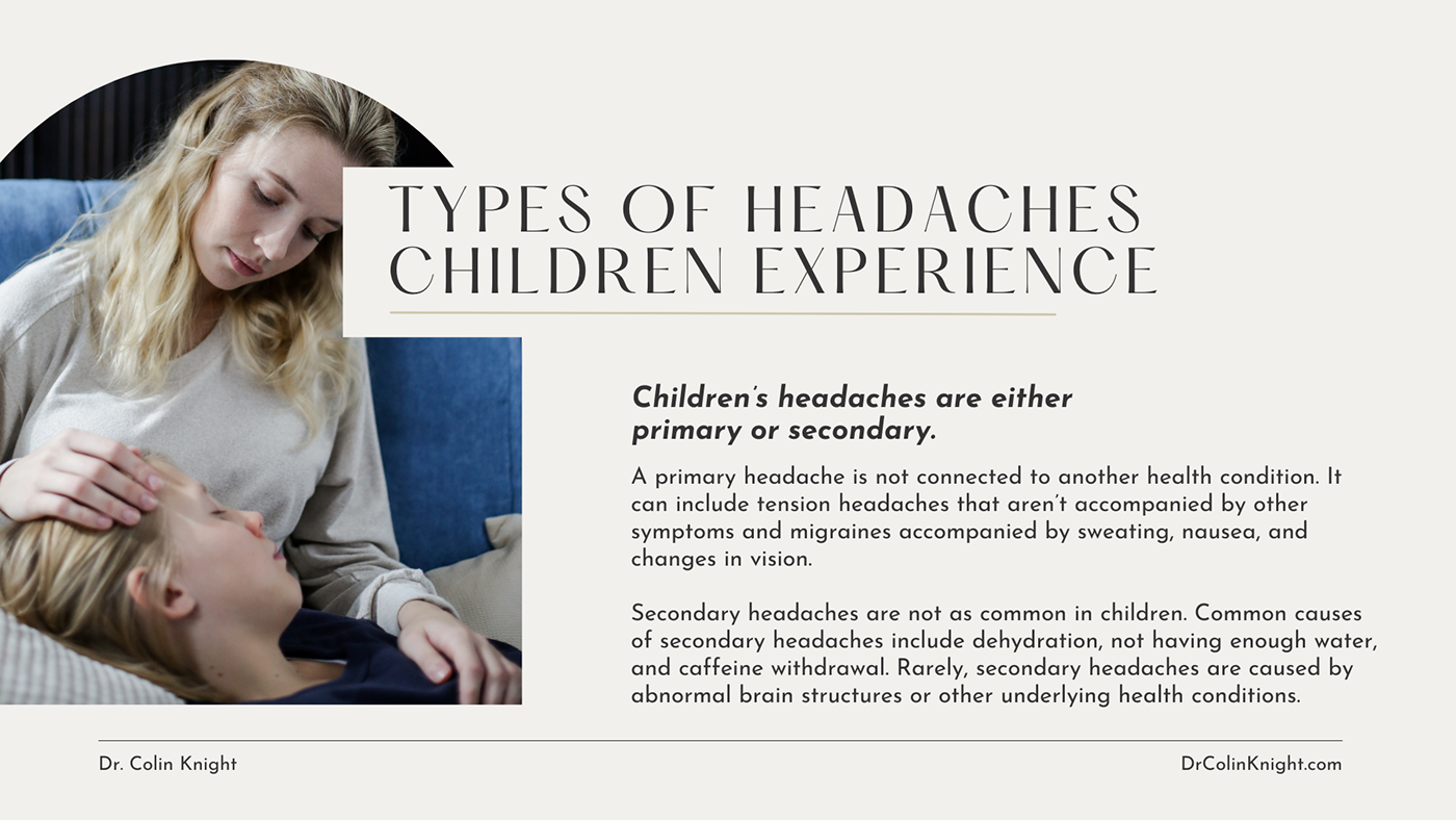 children dr colin knight headache healthcare home remedies medicine natural treatment parenting Pediatrics