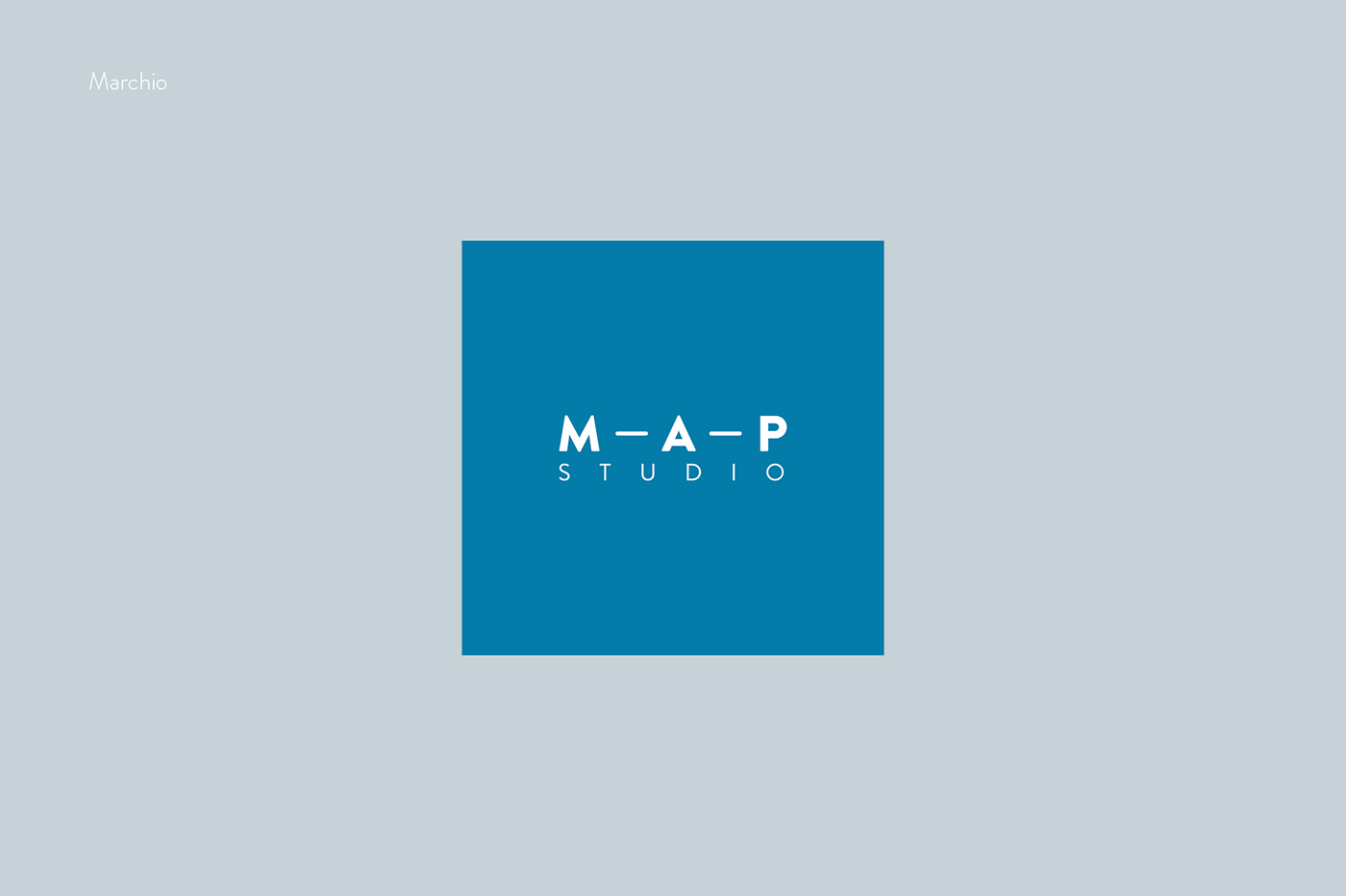 branding  square cube minimal blue rationalism brandon map agency