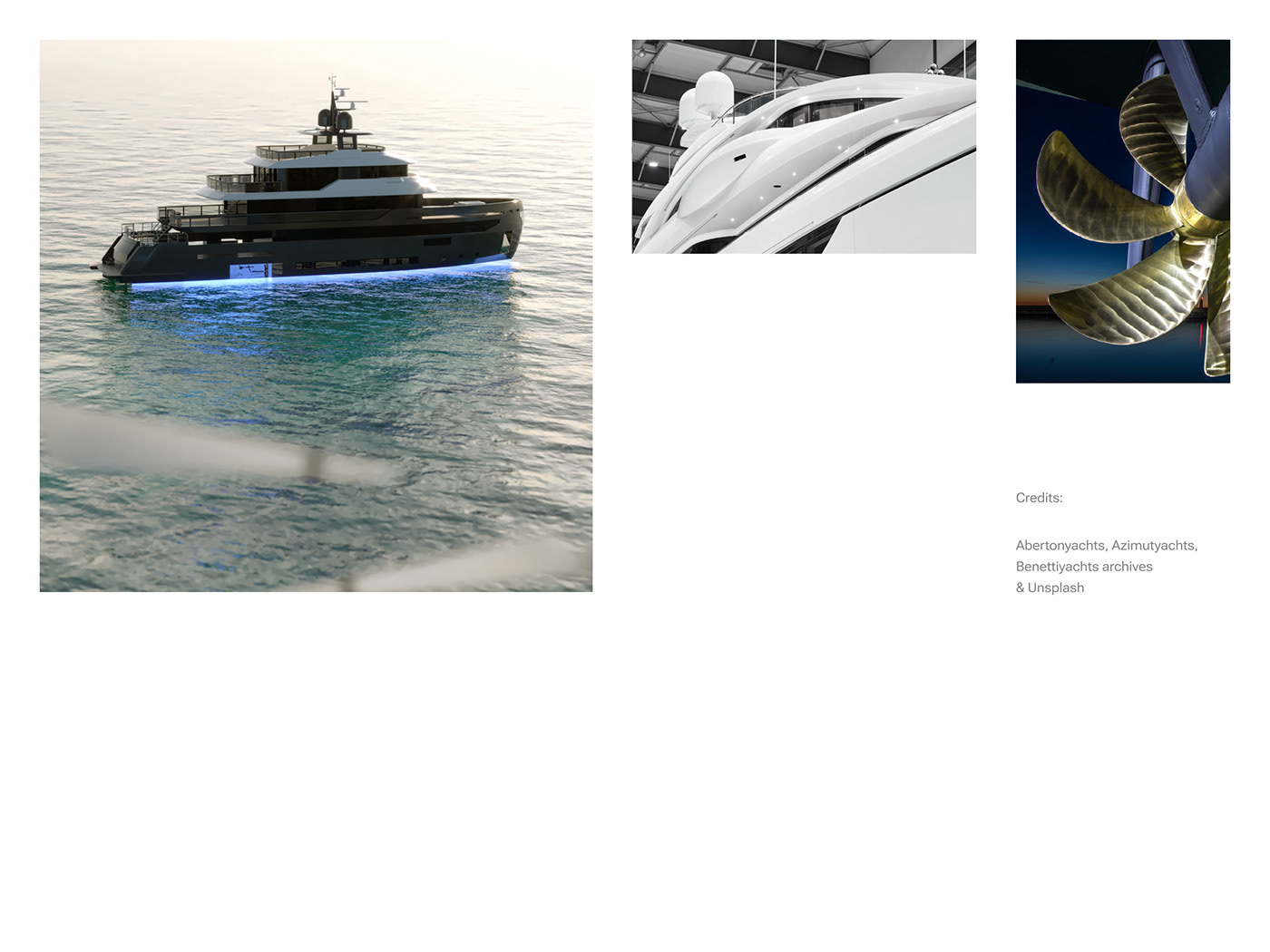 catalog corporate luxury sea UI ux ux/ui Web wesite yacht