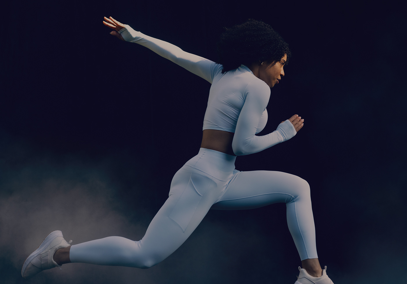 Fashion  activewear Sportswear womenswear Nike Steam Advertising  brand identity visual dramatic