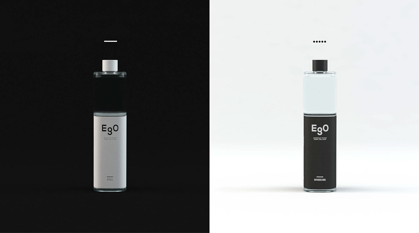 premium water water bottle luxury water 3d bottle 3D aqua artesian sport water sport ego logo premium luxury