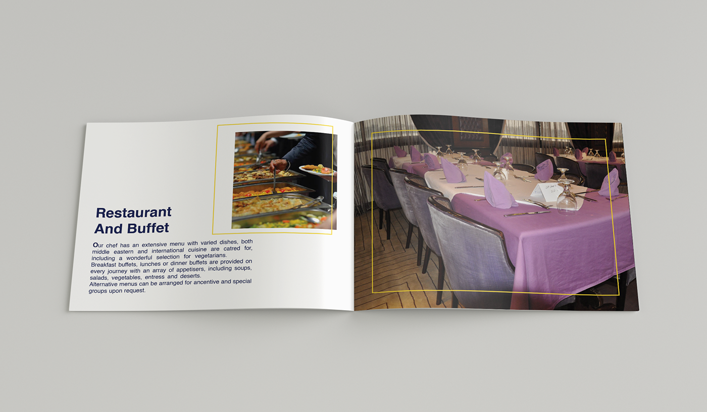 nile boat hotel restaurant buffet cruise egypt Booklet Catalogue