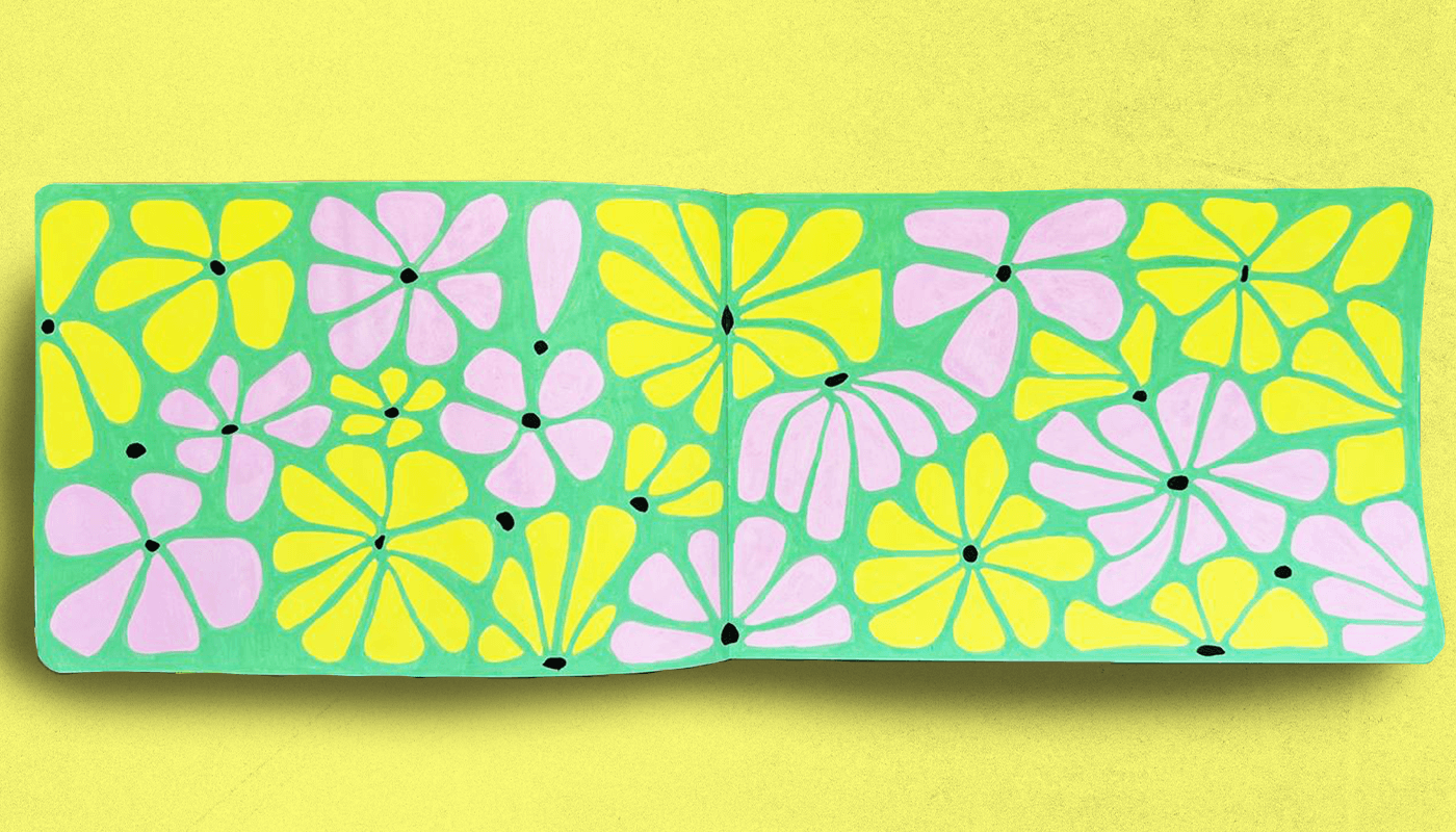 ILLUSTRATION  pattern pattern design  Patterns Illustrator sketchbook sketch floral print иллюстрация