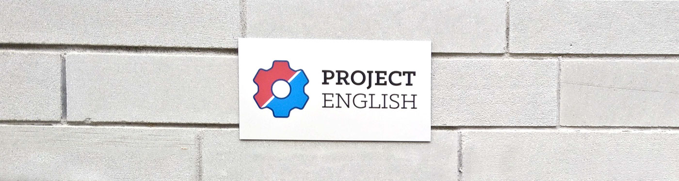 logo branding  english school Project