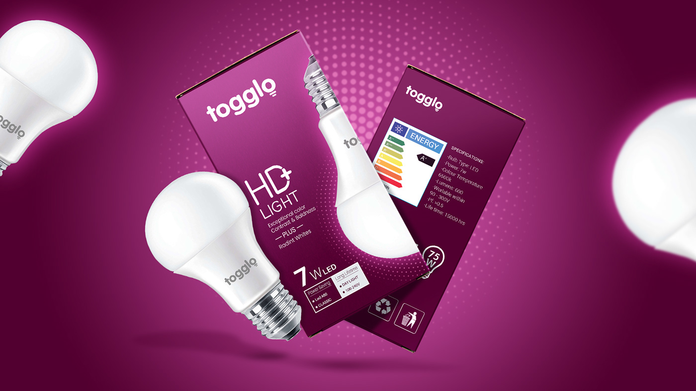 branding  bulb Bulb Box BULB BOX DESIGN led LED bulb LED BULB DESIGN LED Light light Packaging