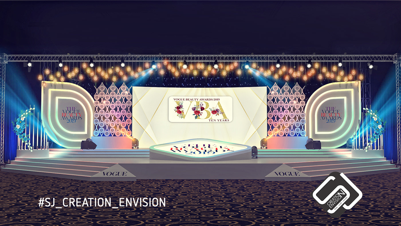 #sj_creation_envision STAGE DESIGN set design  award stag led stag event stage event set gala night Stage