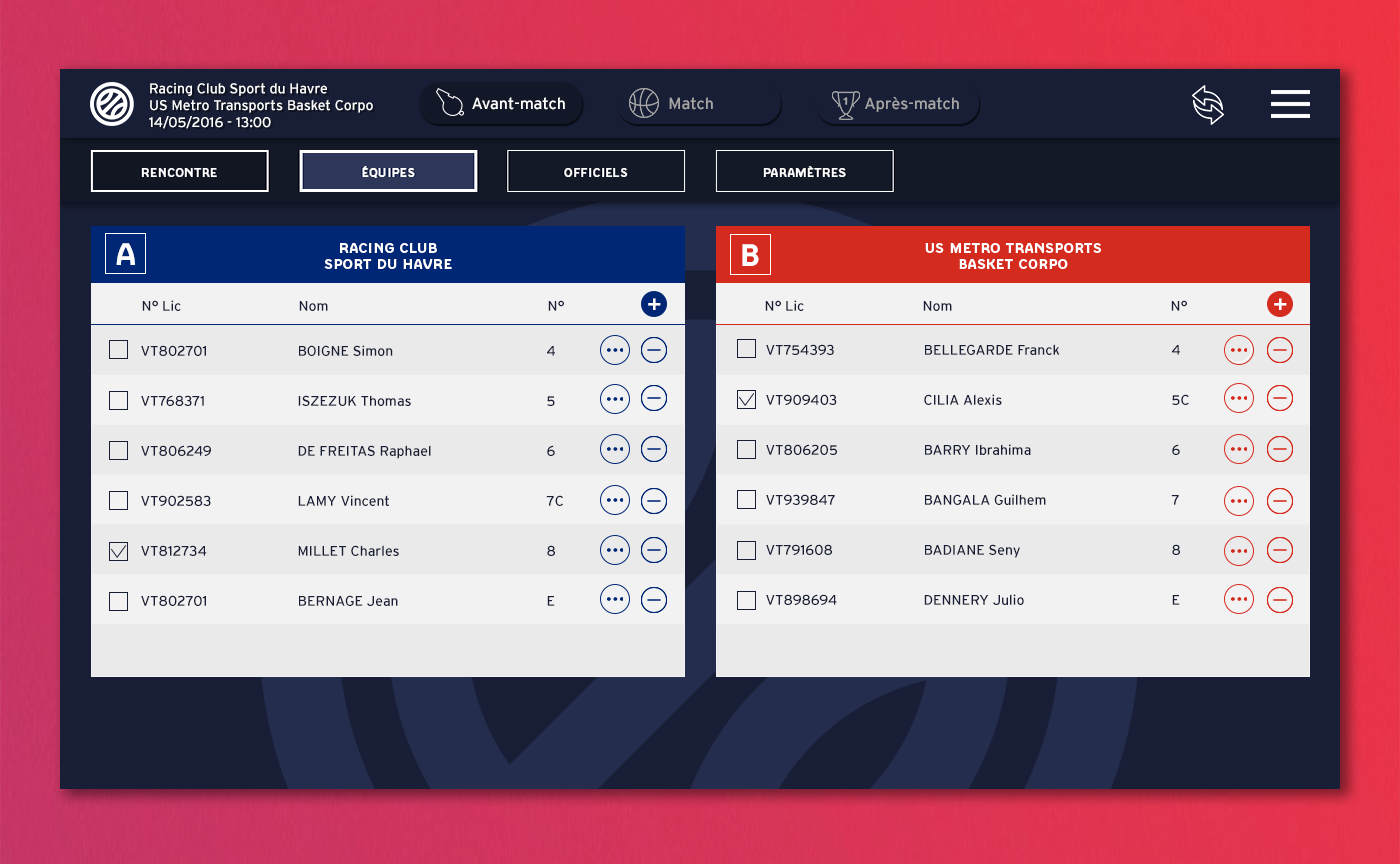 application basketball interface design match Mobile app sport uidesign uxdesign