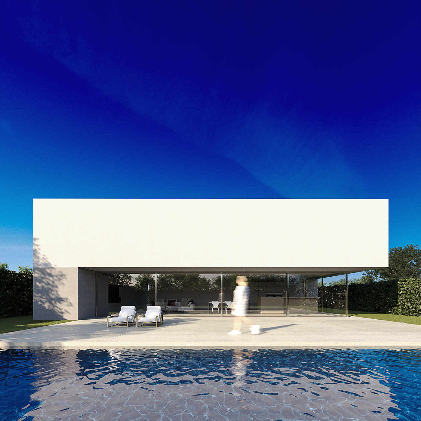 3ds max architecture archviz CGI exterior house interior design  modern Render visualization