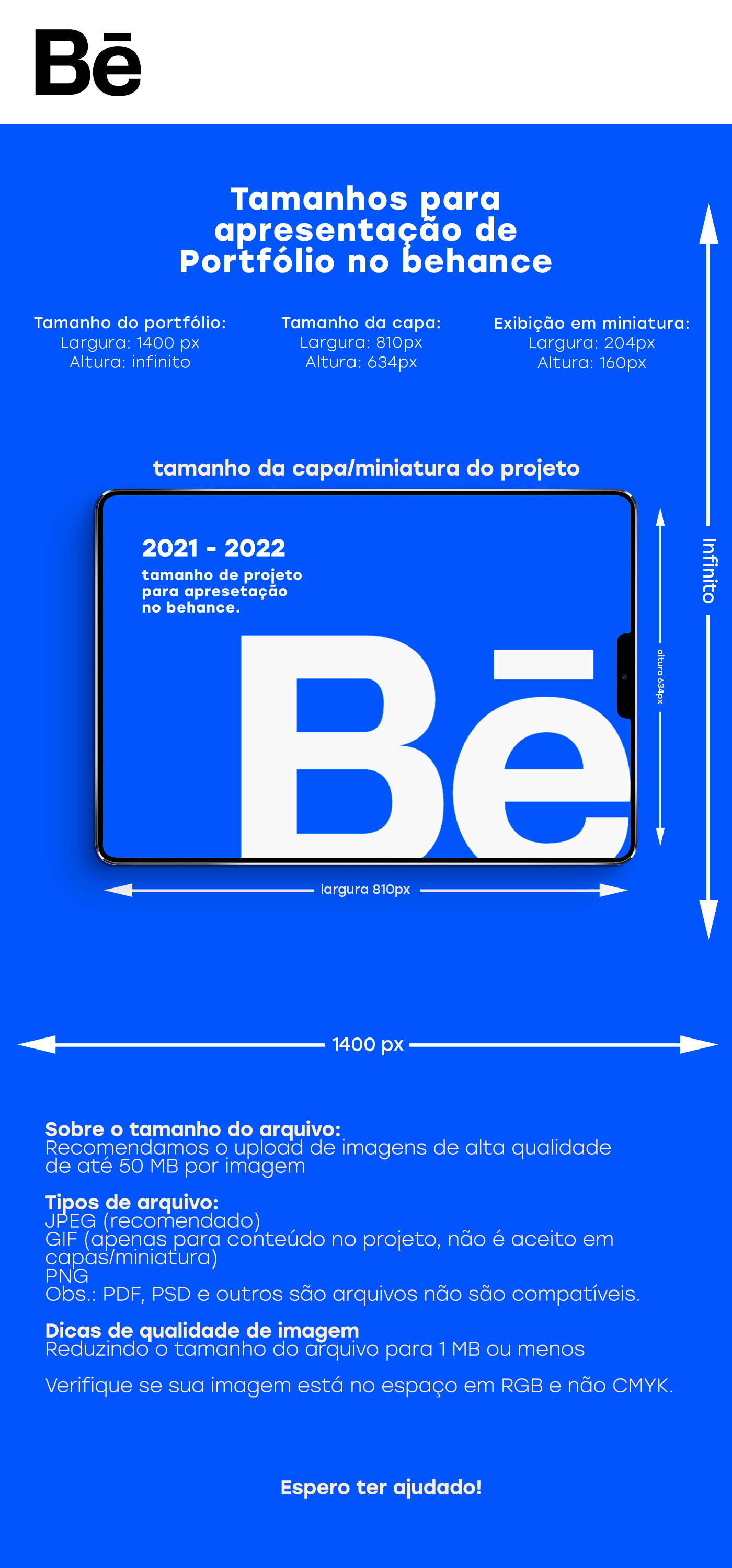 apresentação Behance branding  design gráfico dimension marca portfolio Project projeto tamanho
