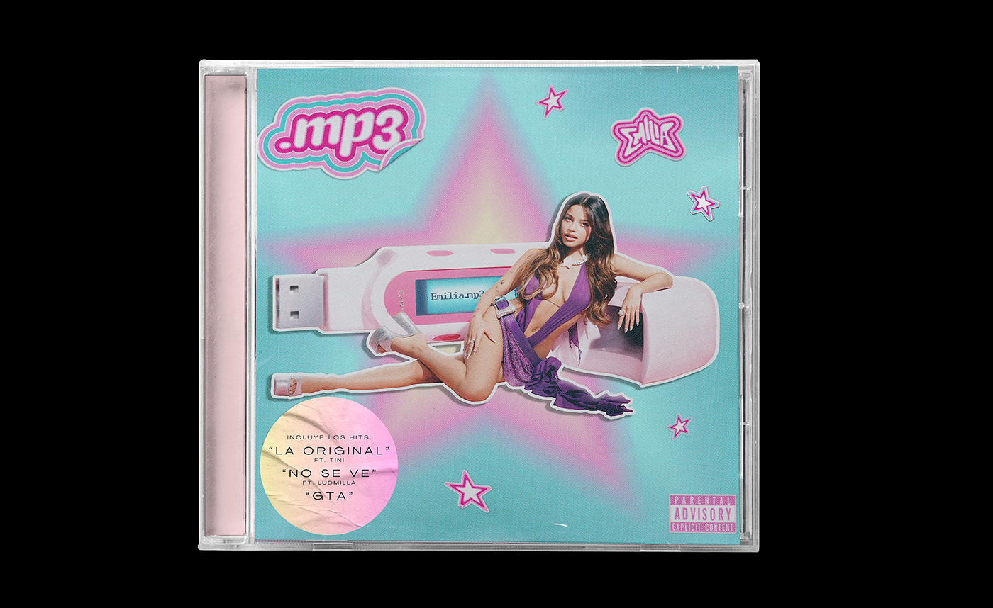 emilia mp3 Album album artwork graphic design  cd CD design emilia mernes music