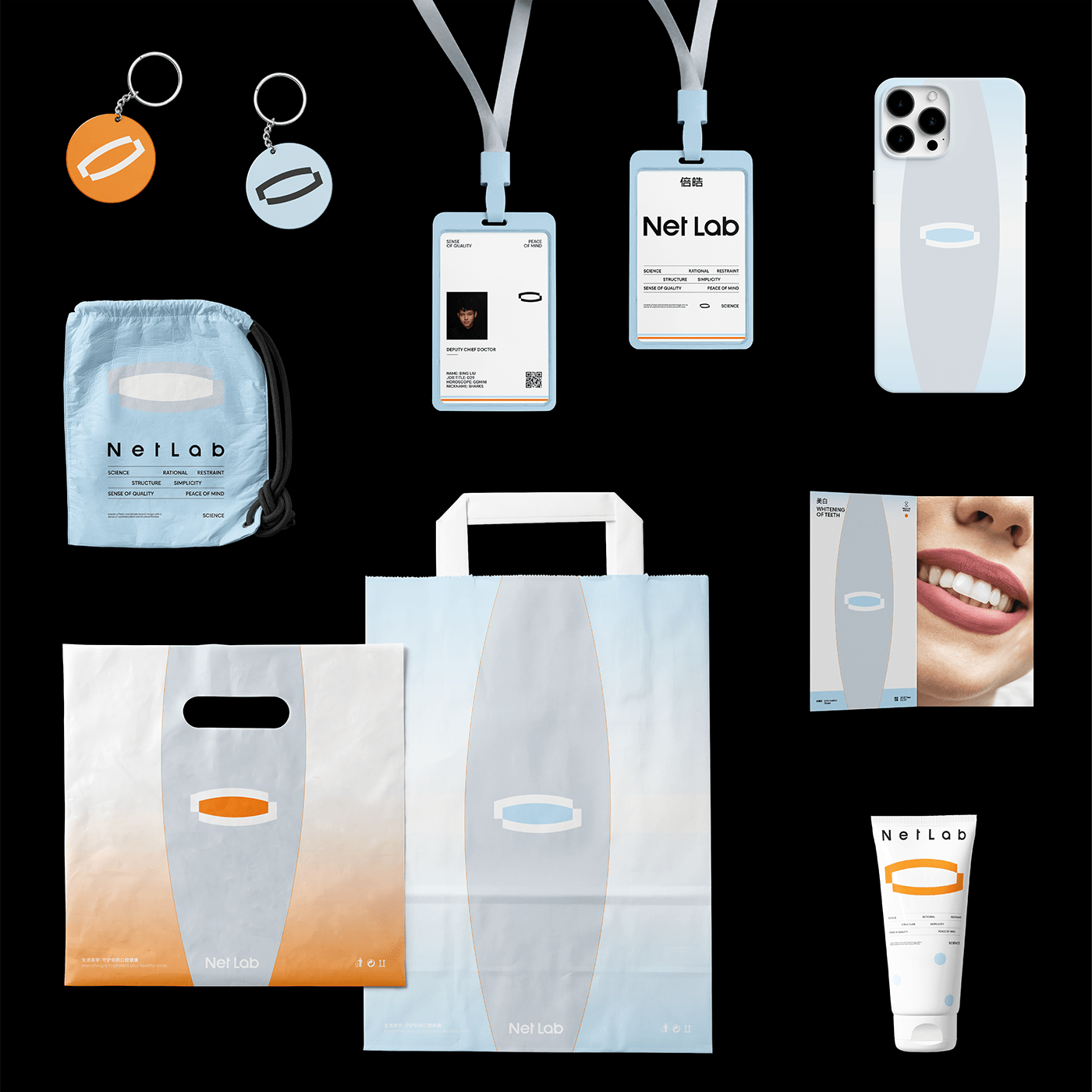 Brand Design visual identity Logotype visualization brand video design guides Dental institutions