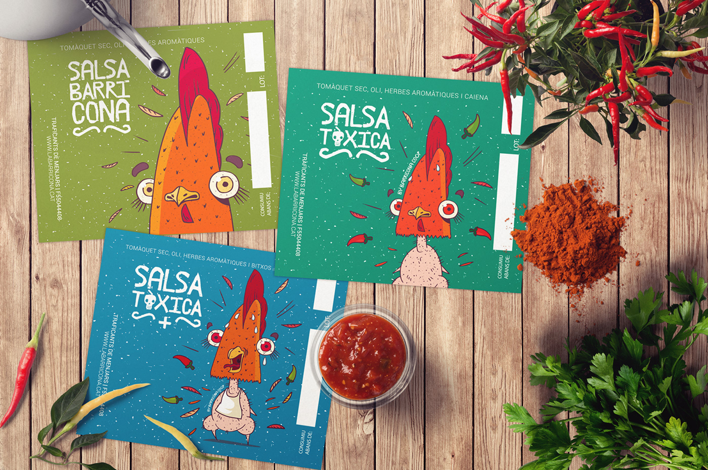 color crazy design diseño etiqueta ilustration Label Packaging salsa sauce