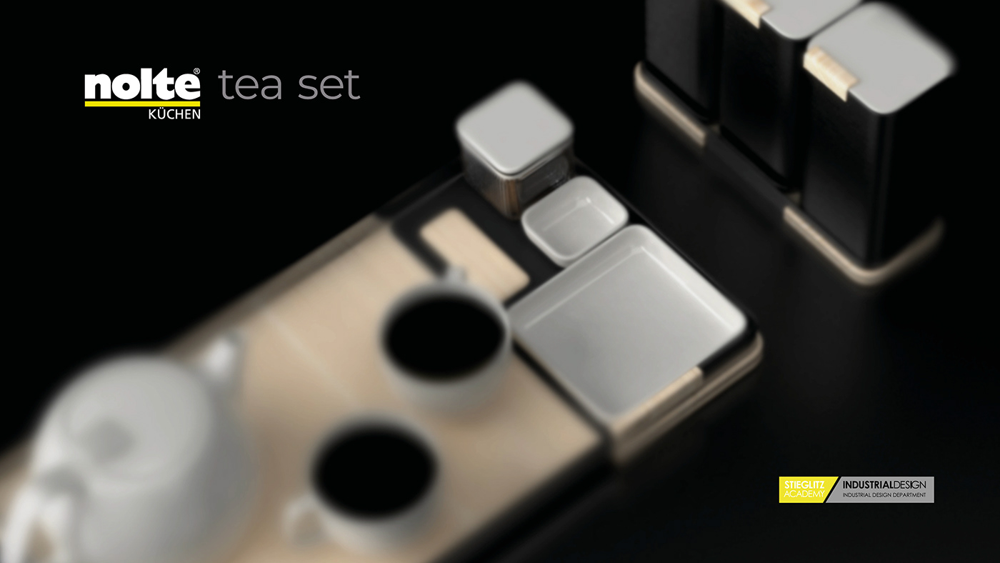 ceramics  product product design  Render teapot teaset tray