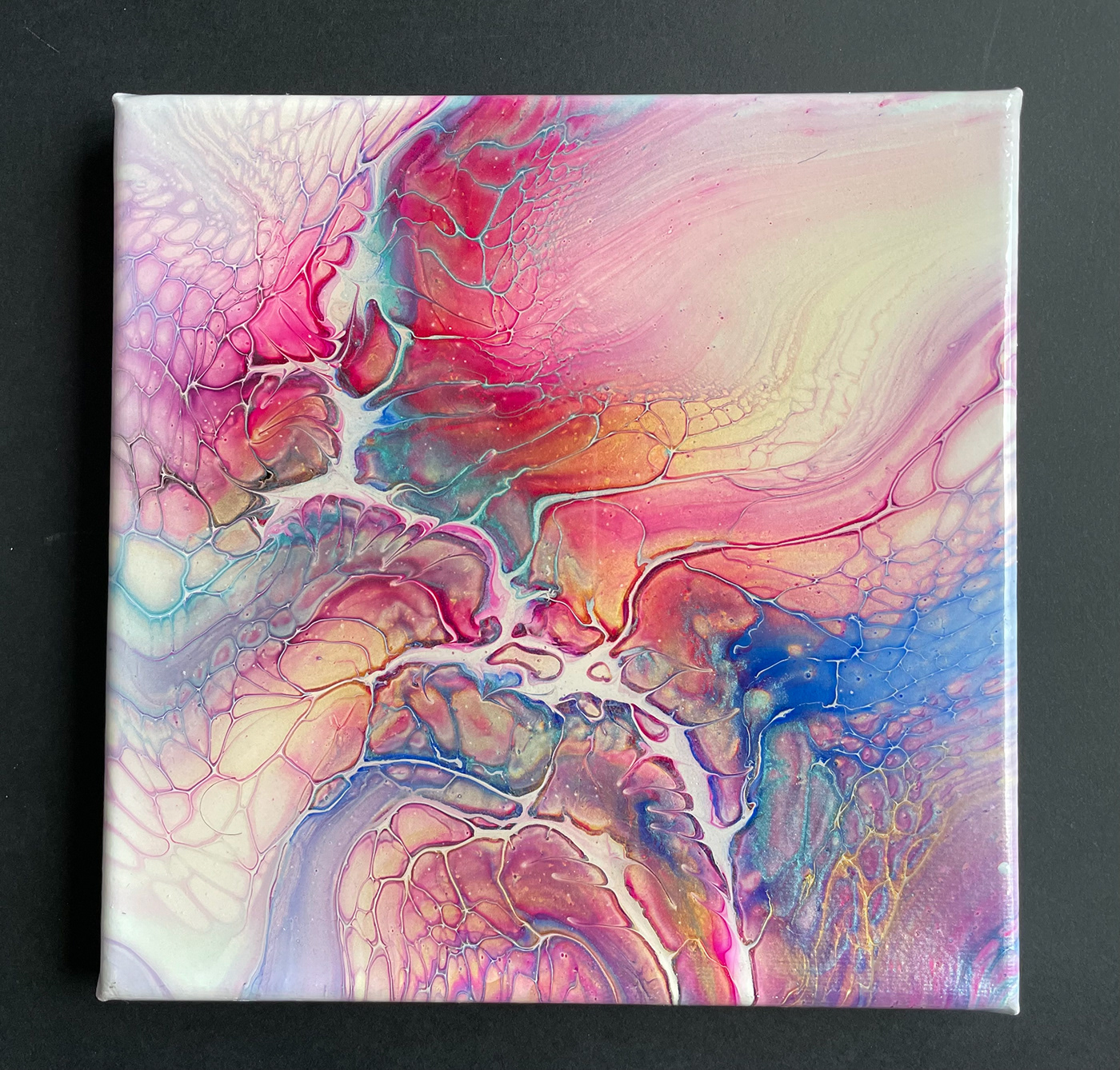 Resin acrylic abstracts