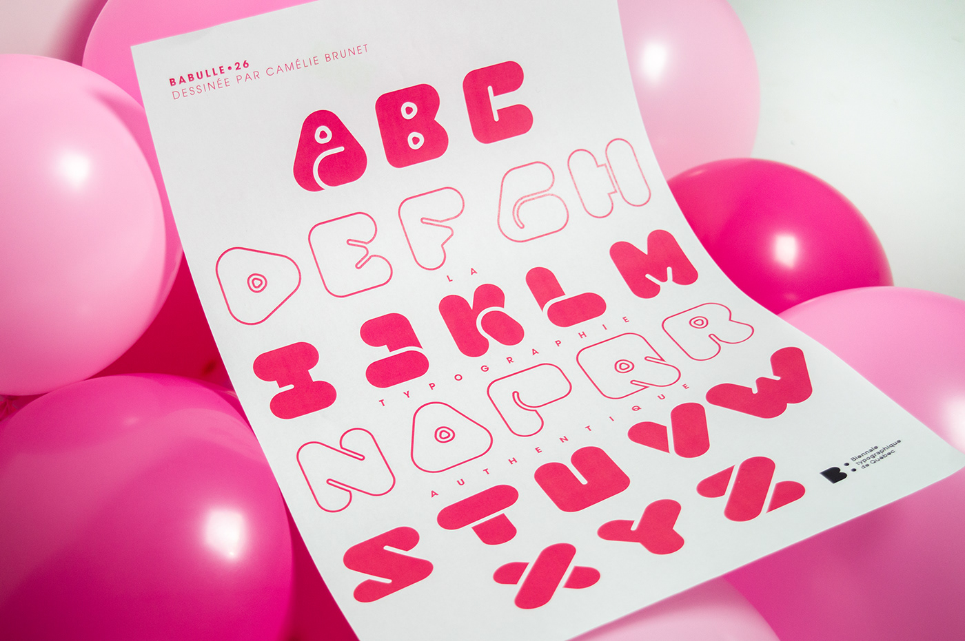 alphabet Typographie typography   letters mise en page edition brochure