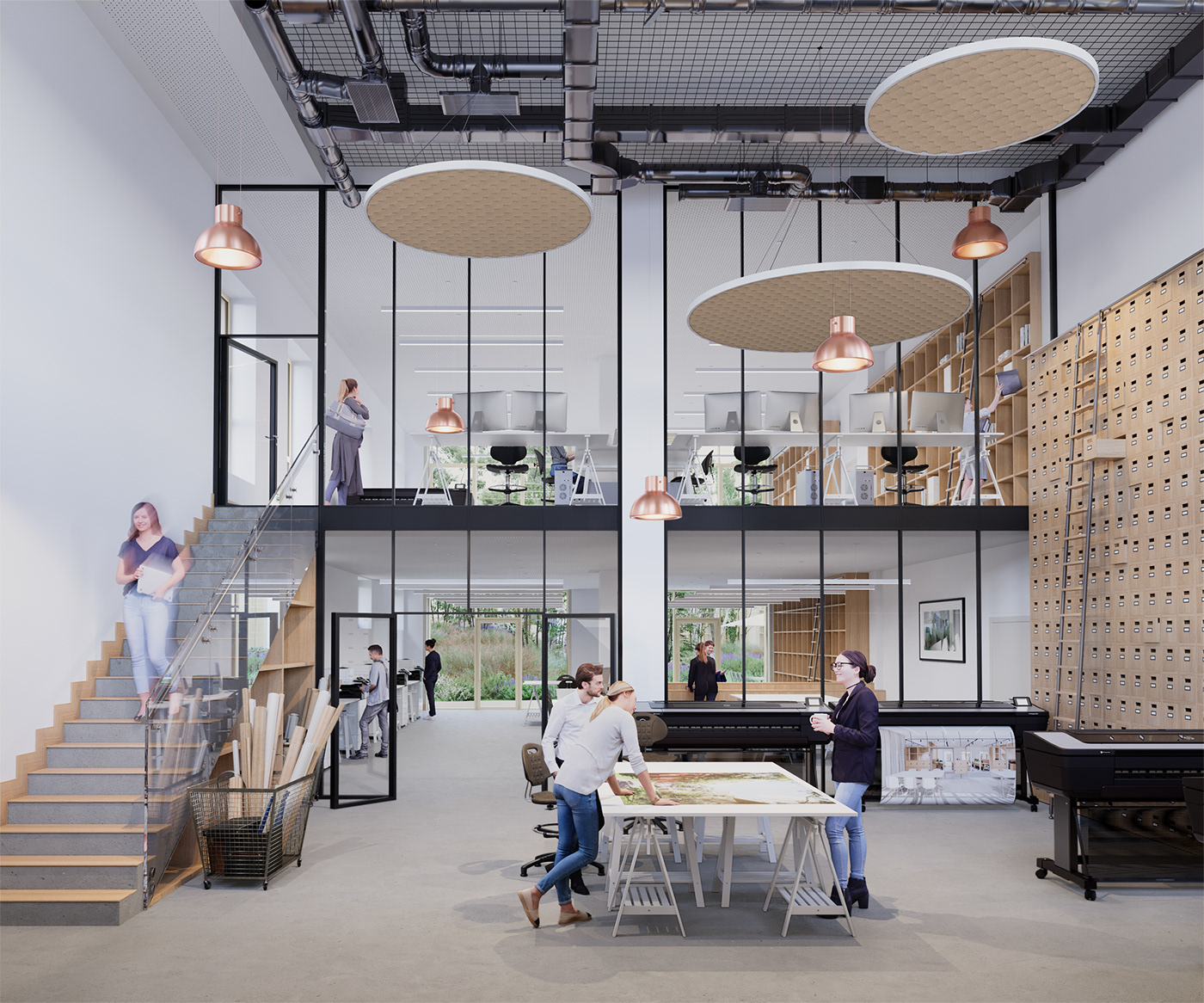 interior design  architecture Render 3D corona restaurant cafe print visualization