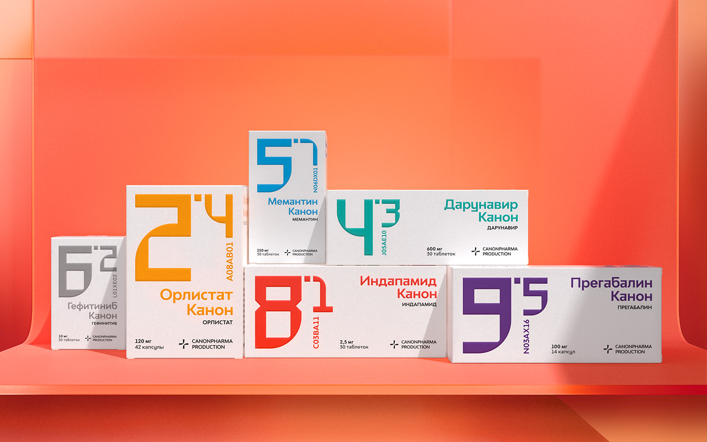 digits Drugs Medecines Packaging Pharma Pharmaceutical grid minimal pills typography  