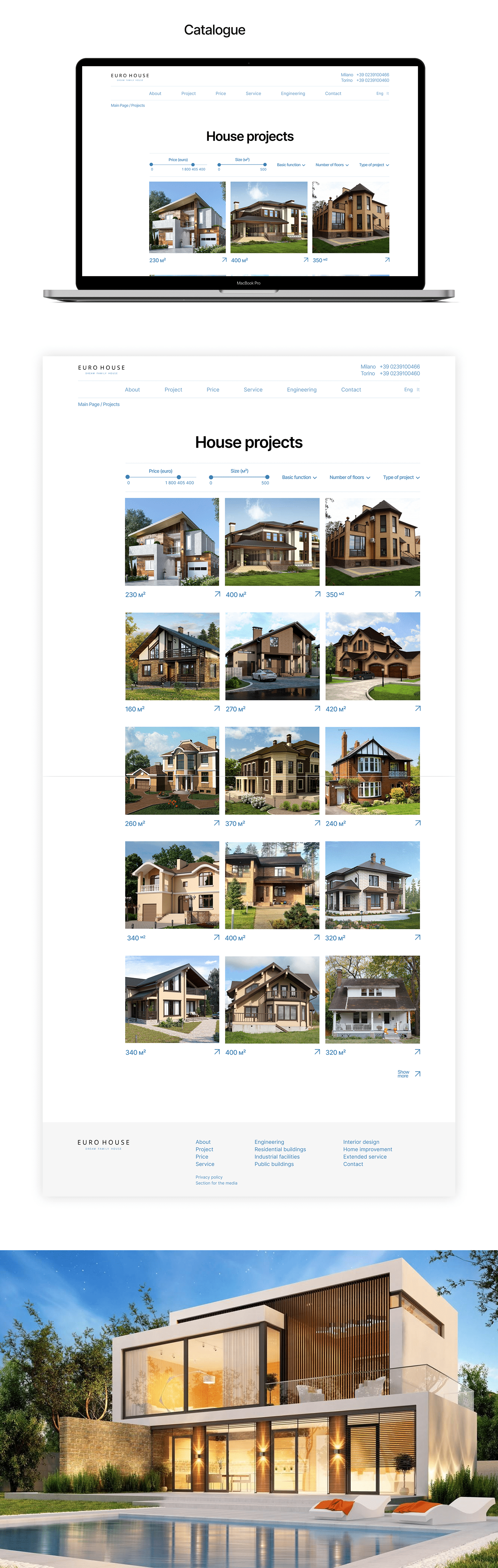 landing page swiss style UI/UX лендинг Многостраничный сайт сайт швейцарский стиль architecture real estate Website