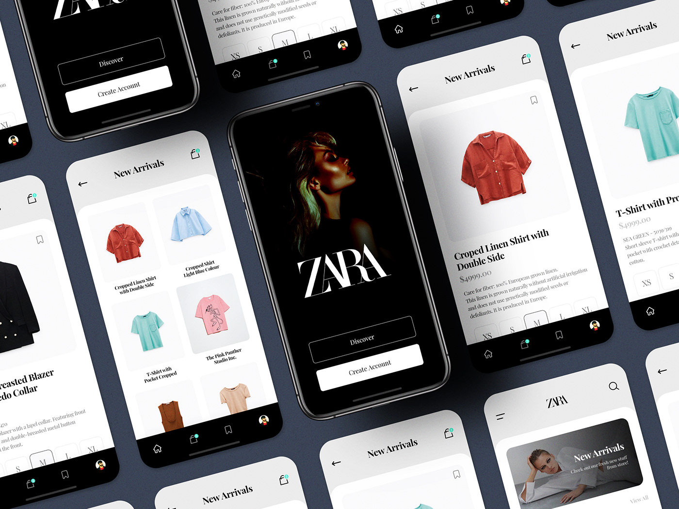 Ecommerce mobile app design Mobile Application Design Shopping shopping app store store app zara zara app