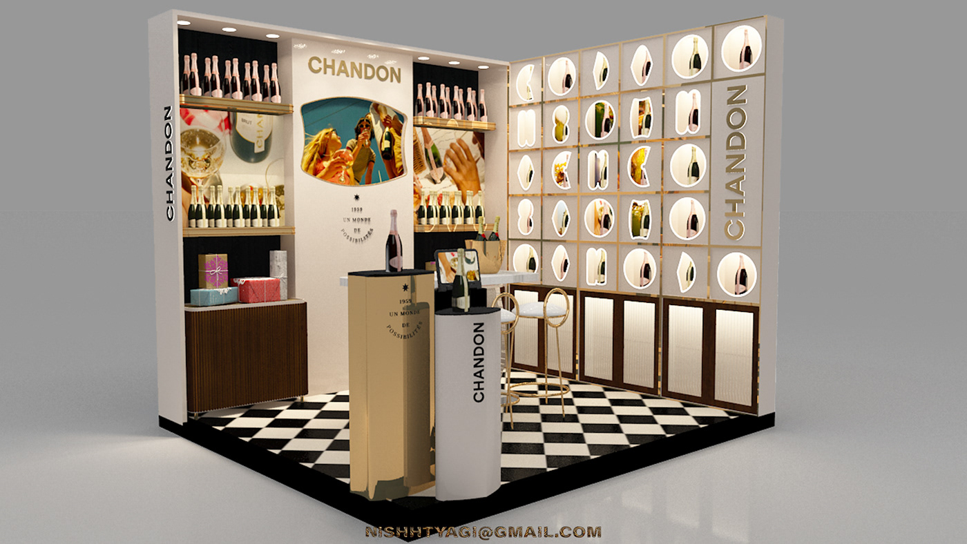chandon wine lounge bar CHANDON INSTALLATION Moet
