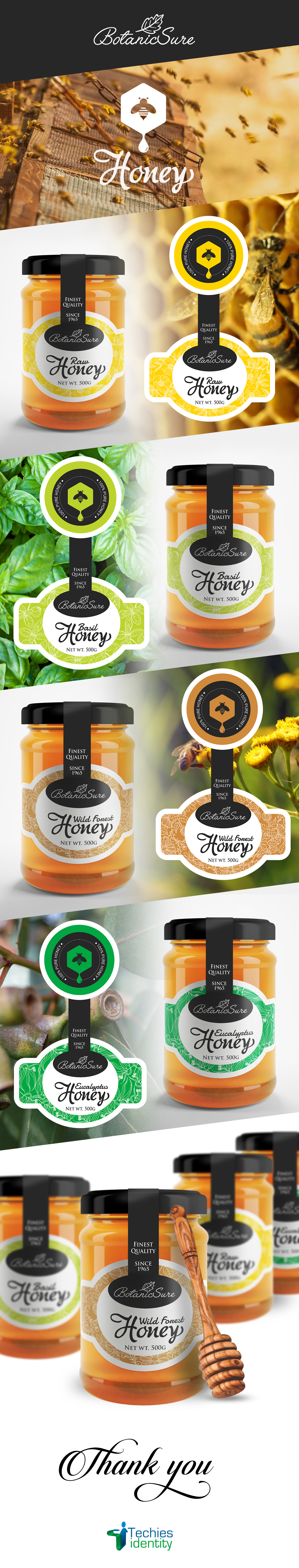 Honey Brand Packaging