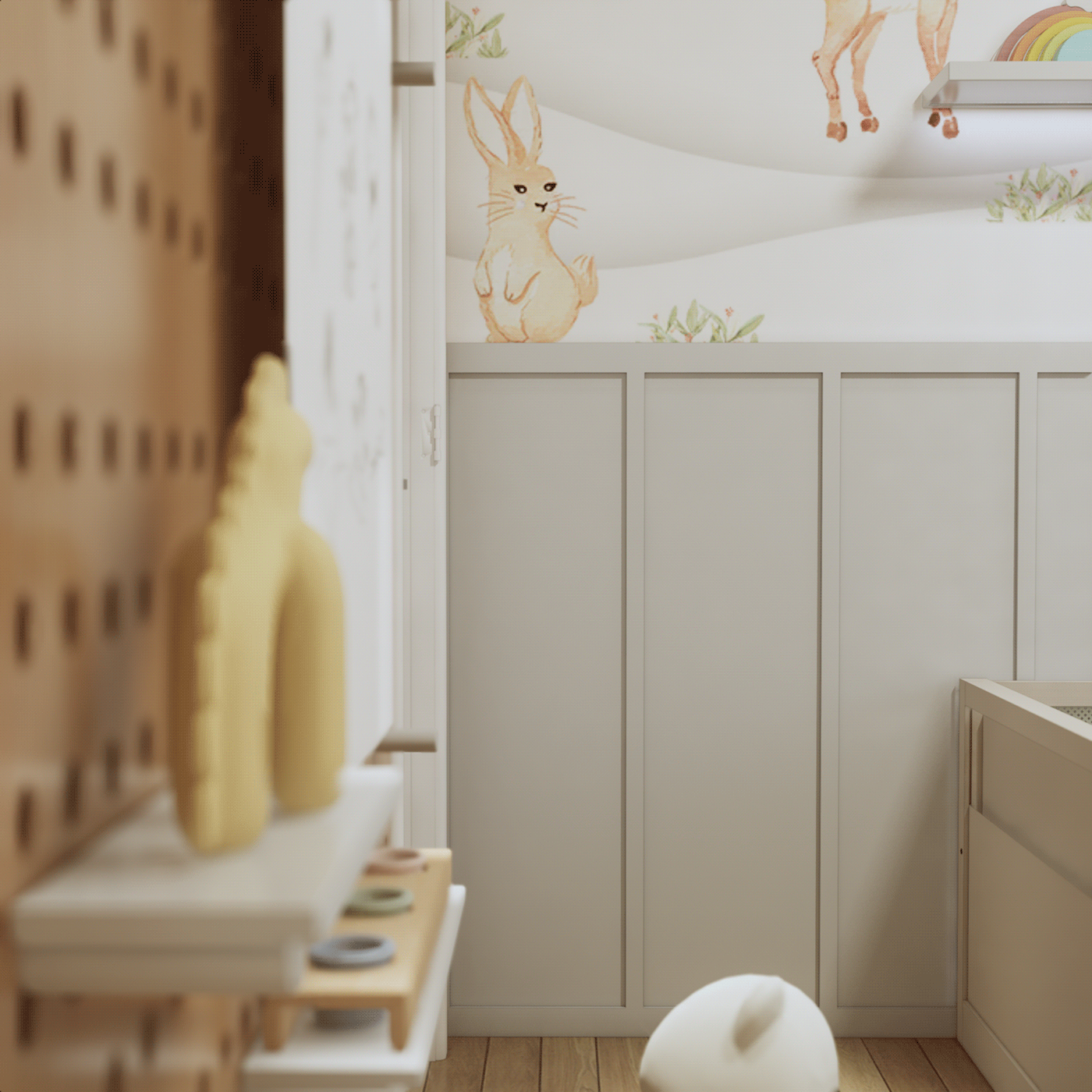 room interior design  vray enscape newborn Lúdico infantil Ilustração female bedroom male bedroom