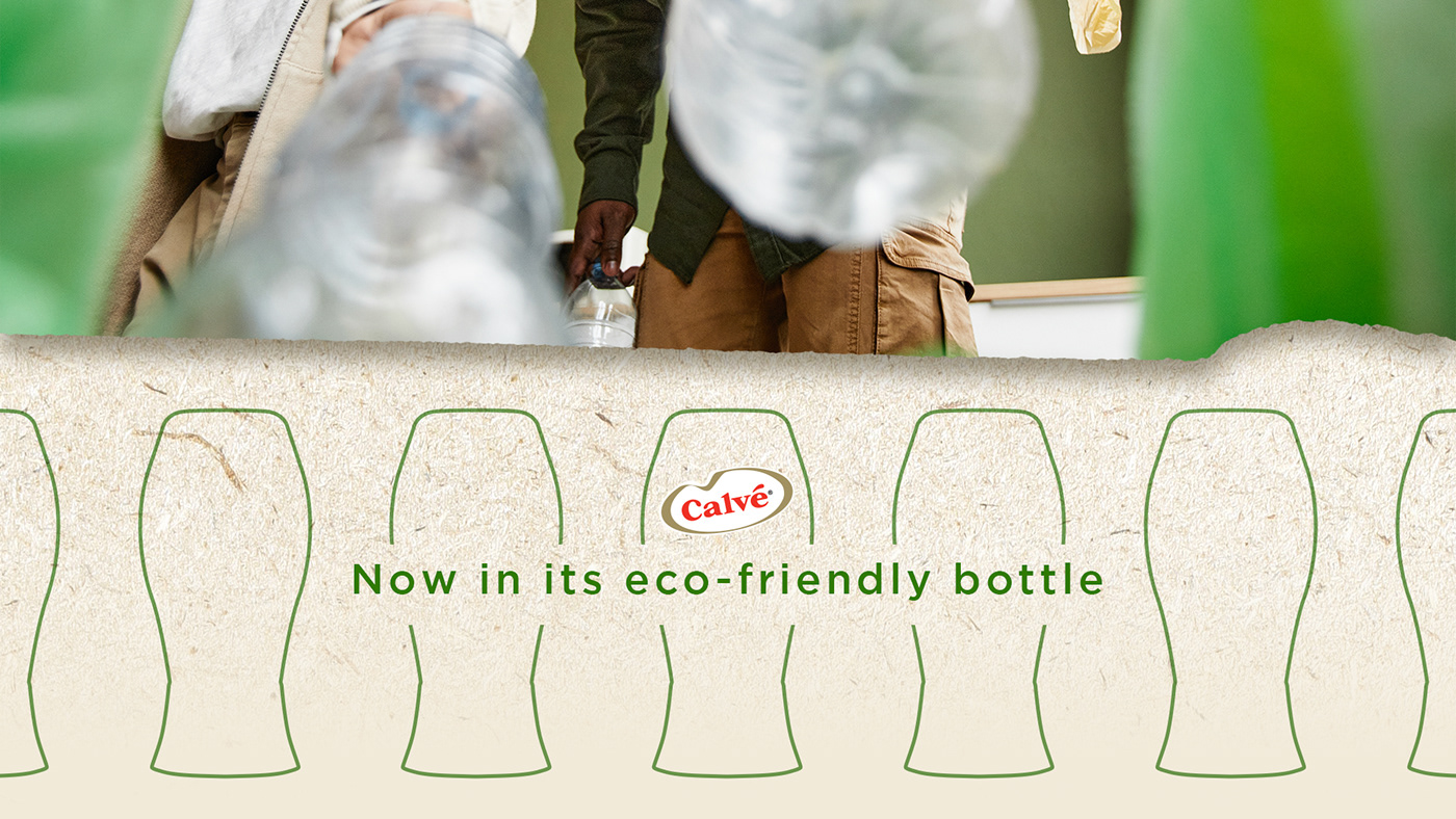 ads Advertising  Calve design key visual poster recycle sauce savetheplanet savetheworld