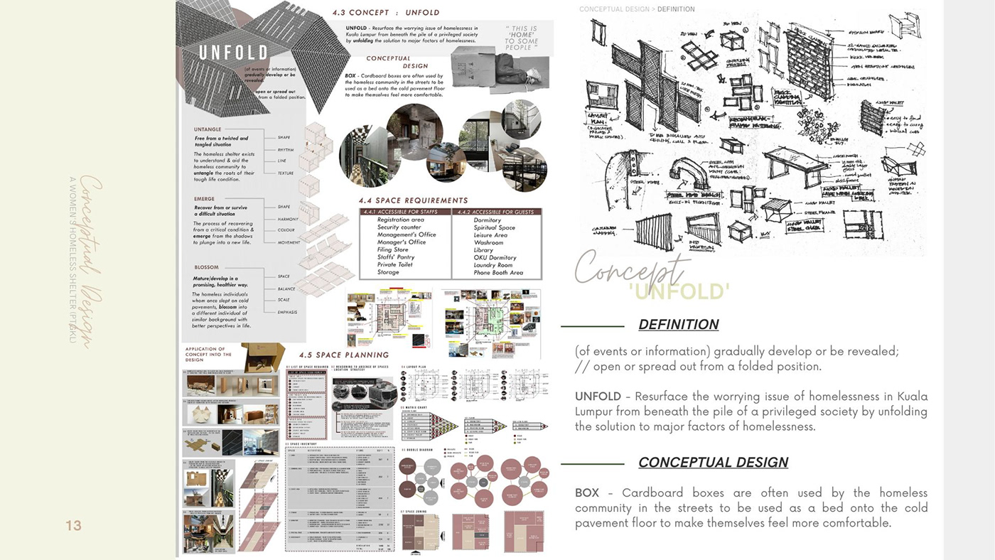 design Final year Project homeless Homeless Shelter homelessness Interior Interior Architecture temporary shelter